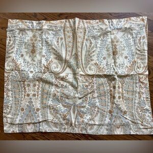 Pottery Barn Paisley BLYTHE Standard Pillow Sham Case Organic Cotton